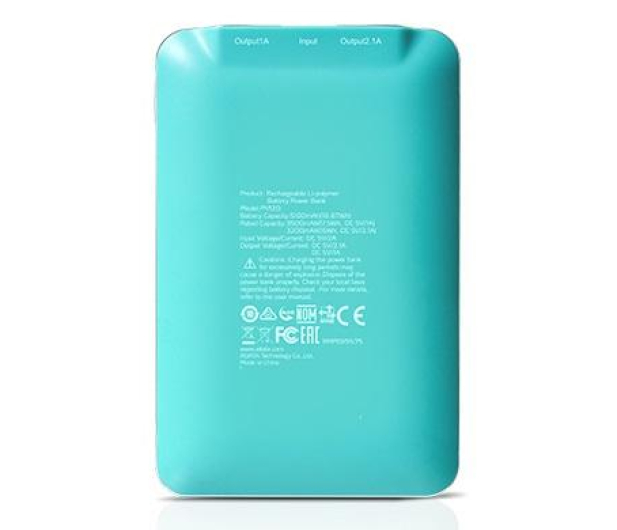 ADATA Power Bank PV120 5100mAh (niebieski) - 518793 - zdjęcie 2